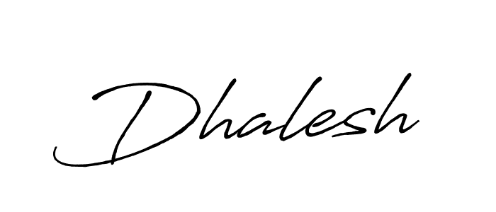 How to make Dhalesh name signature. Use Antro_Vectra_Bolder style for creating short signs online. This is the latest handwritten sign. Dhalesh signature style 7 images and pictures png