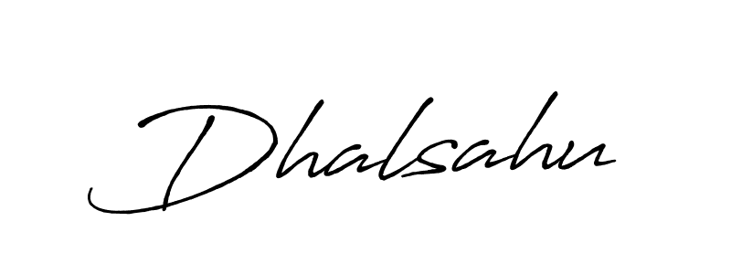 Once you've used our free online signature maker to create your best signature Antro_Vectra_Bolder style, it's time to enjoy all of the benefits that Dhalsahu name signing documents. Dhalsahu signature style 7 images and pictures png
