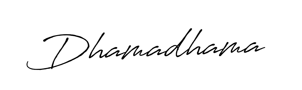 How to make Dhamadhama name signature. Use Antro_Vectra_Bolder style for creating short signs online. This is the latest handwritten sign. Dhamadhama signature style 7 images and pictures png