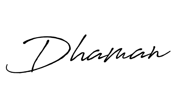 Dhaman stylish signature style. Best Handwritten Sign (Antro_Vectra_Bolder) for my name. Handwritten Signature Collection Ideas for my name Dhaman. Dhaman signature style 7 images and pictures png