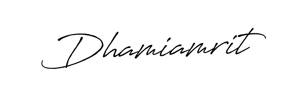 Here are the top 10 professional signature styles for the name Dhamiamrit. These are the best autograph styles you can use for your name. Dhamiamrit signature style 7 images and pictures png
