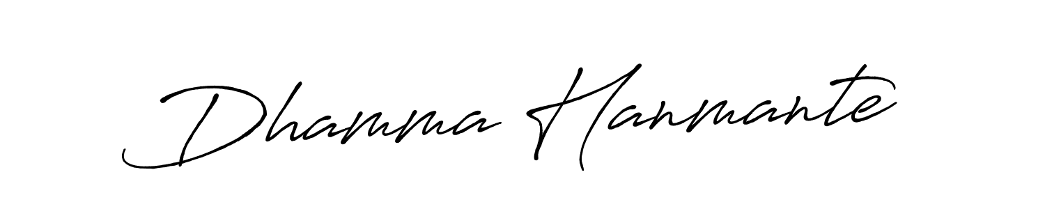 Antro_Vectra_Bolder is a professional signature style that is perfect for those who want to add a touch of class to their signature. It is also a great choice for those who want to make their signature more unique. Get Dhamma Hanmante name to fancy signature for free. Dhamma Hanmante signature style 7 images and pictures png