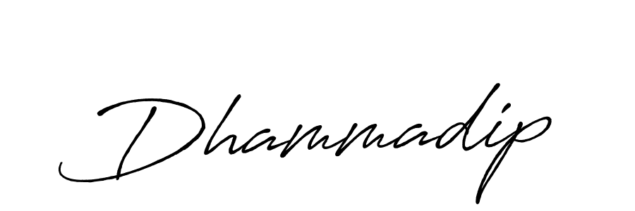 How to make Dhammadip name signature. Use Antro_Vectra_Bolder style for creating short signs online. This is the latest handwritten sign. Dhammadip signature style 7 images and pictures png