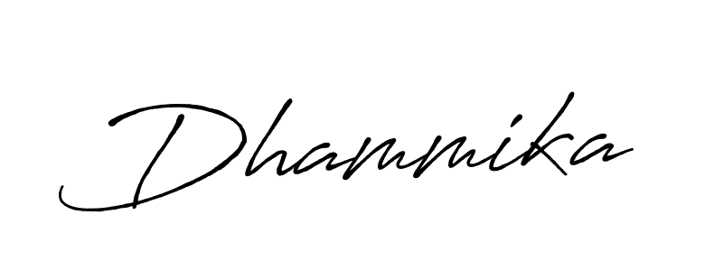 Design your own signature with our free online signature maker. With this signature software, you can create a handwritten (Antro_Vectra_Bolder) signature for name Dhammika. Dhammika signature style 7 images and pictures png