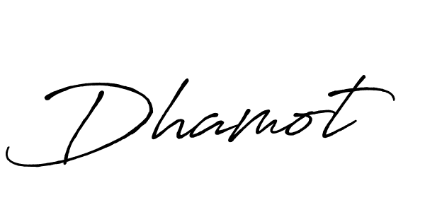 Create a beautiful signature design for name Dhamot. With this signature (Antro_Vectra_Bolder) fonts, you can make a handwritten signature for free. Dhamot signature style 7 images and pictures png