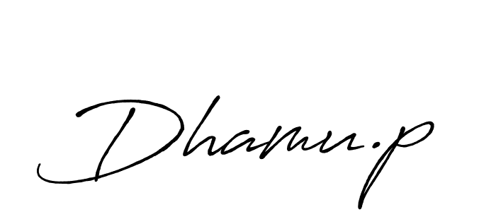 The best way (Antro_Vectra_Bolder) to make a short signature is to pick only two or three words in your name. The name Dhamu.p include a total of six letters. For converting this name. Dhamu.p signature style 7 images and pictures png