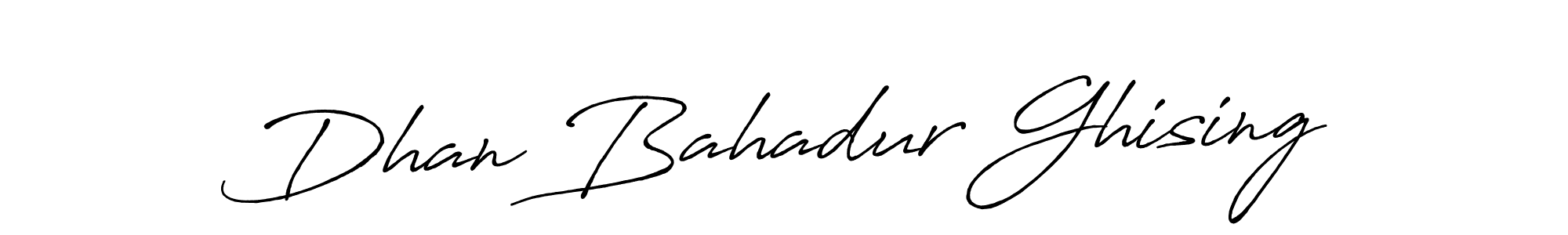 How to make Dhan Bahadur Ghising signature? Antro_Vectra_Bolder is a professional autograph style. Create handwritten signature for Dhan Bahadur Ghising name. Dhan Bahadur Ghising signature style 7 images and pictures png