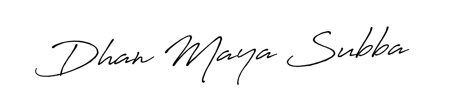 The best way (Antro_Vectra_Bolder) to make a short signature is to pick only two or three words in your name. The name Dhan Maya Subba include a total of six letters. For converting this name. Dhan Maya Subba signature style 7 images and pictures png