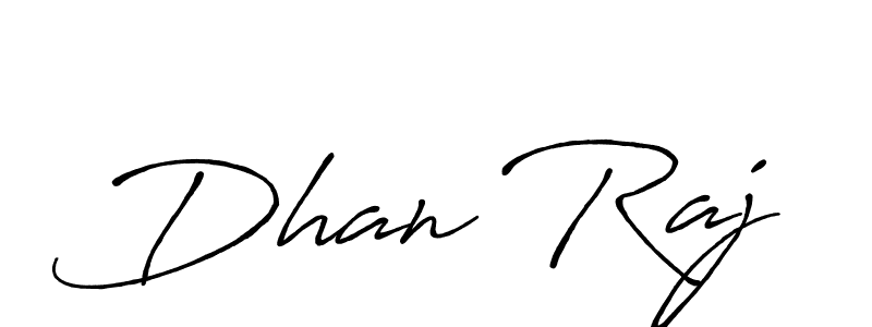 Design your own signature with our free online signature maker. With this signature software, you can create a handwritten (Antro_Vectra_Bolder) signature for name Dhan Raj. Dhan Raj signature style 7 images and pictures png