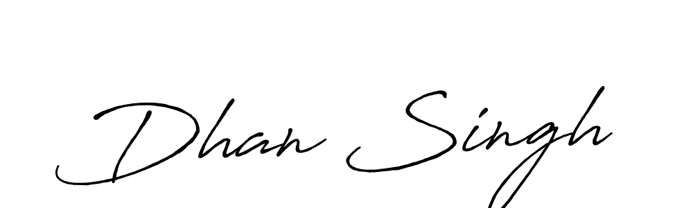 How to make Dhan Singh name signature. Use Antro_Vectra_Bolder style for creating short signs online. This is the latest handwritten sign. Dhan Singh signature style 7 images and pictures png