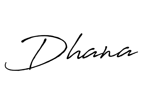 Make a beautiful signature design for name Dhana. Use this online signature maker to create a handwritten signature for free. Dhana signature style 7 images and pictures png