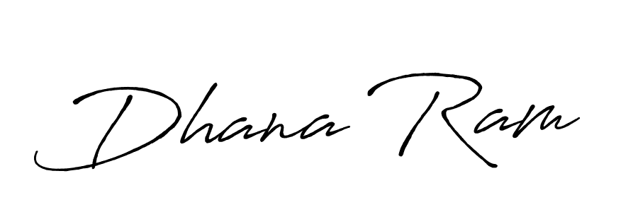 You should practise on your own different ways (Antro_Vectra_Bolder) to write your name (Dhana Ram) in signature. don't let someone else do it for you. Dhana Ram signature style 7 images and pictures png
