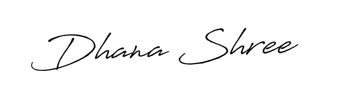 Once you've used our free online signature maker to create your best signature Antro_Vectra_Bolder style, it's time to enjoy all of the benefits that Dhana Shree name signing documents. Dhana Shree signature style 7 images and pictures png