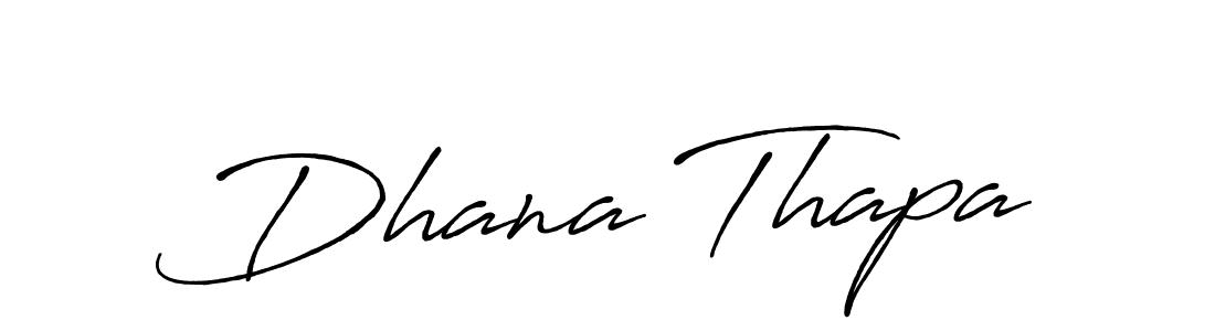 You can use this online signature creator to create a handwritten signature for the name Dhana Thapa. This is the best online autograph maker. Dhana Thapa signature style 7 images and pictures png