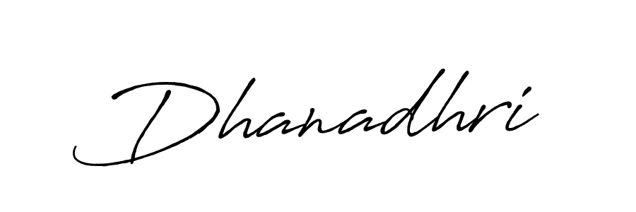 Once you've used our free online signature maker to create your best signature Antro_Vectra_Bolder style, it's time to enjoy all of the benefits that Dhanadhri name signing documents. Dhanadhri signature style 7 images and pictures png