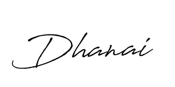 Similarly Antro_Vectra_Bolder is the best handwritten signature design. Signature creator online .You can use it as an online autograph creator for name Dhanai. Dhanai signature style 7 images and pictures png