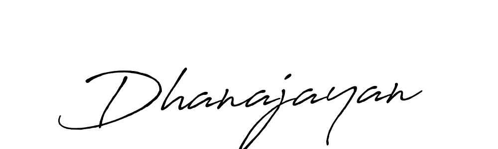 Also we have Dhanajayan name is the best signature style. Create professional handwritten signature collection using Antro_Vectra_Bolder autograph style. Dhanajayan signature style 7 images and pictures png