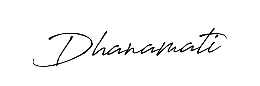 Also You can easily find your signature by using the search form. We will create Dhanamati name handwritten signature images for you free of cost using Antro_Vectra_Bolder sign style. Dhanamati signature style 7 images and pictures png