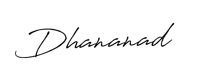 You can use this online signature creator to create a handwritten signature for the name Dhananad. This is the best online autograph maker. Dhananad signature style 7 images and pictures png