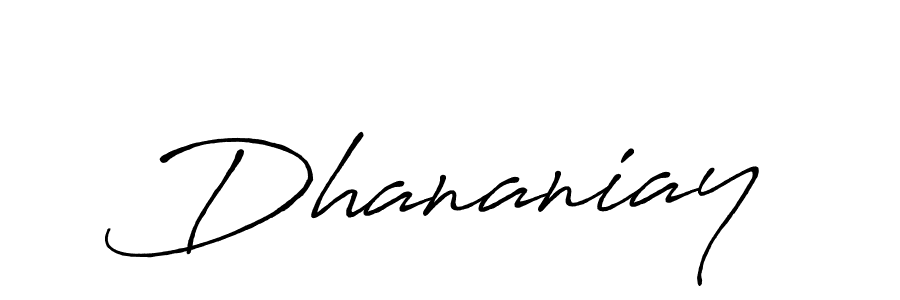 Make a short Dhananiay signature style. Manage your documents anywhere anytime using Antro_Vectra_Bolder. Create and add eSignatures, submit forms, share and send files easily. Dhananiay signature style 7 images and pictures png