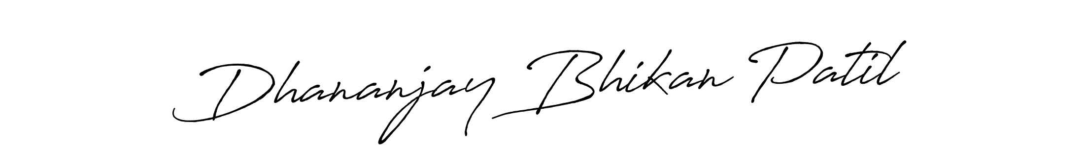 Use a signature maker to create a handwritten signature online. With this signature software, you can design (Antro_Vectra_Bolder) your own signature for name Dhananjay Bhikan Patil. Dhananjay Bhikan Patil signature style 7 images and pictures png