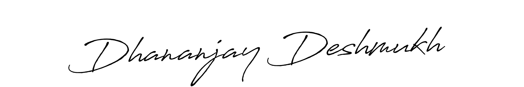 Use a signature maker to create a handwritten signature online. With this signature software, you can design (Antro_Vectra_Bolder) your own signature for name Dhananjay Deshmukh. Dhananjay Deshmukh signature style 7 images and pictures png