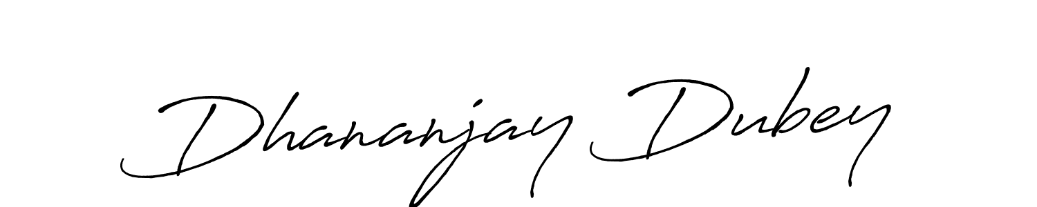 Also we have Dhananjay Dubey name is the best signature style. Create professional handwritten signature collection using Antro_Vectra_Bolder autograph style. Dhananjay Dubey signature style 7 images and pictures png