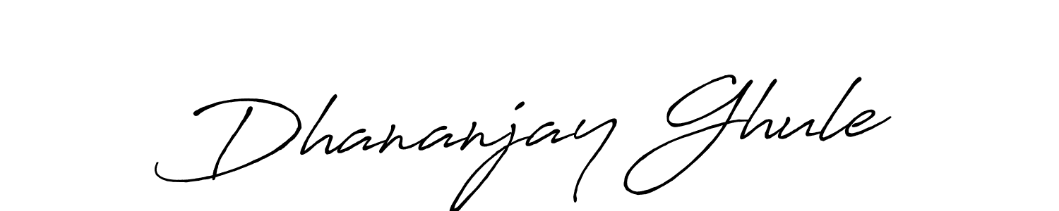 Dhananjay Ghule stylish signature style. Best Handwritten Sign (Antro_Vectra_Bolder) for my name. Handwritten Signature Collection Ideas for my name Dhananjay Ghule. Dhananjay Ghule signature style 7 images and pictures png