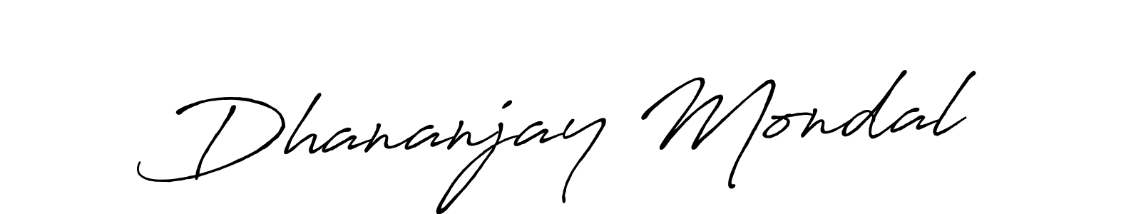 It looks lik you need a new signature style for name Dhananjay Mondal. Design unique handwritten (Antro_Vectra_Bolder) signature with our free signature maker in just a few clicks. Dhananjay Mondal signature style 7 images and pictures png