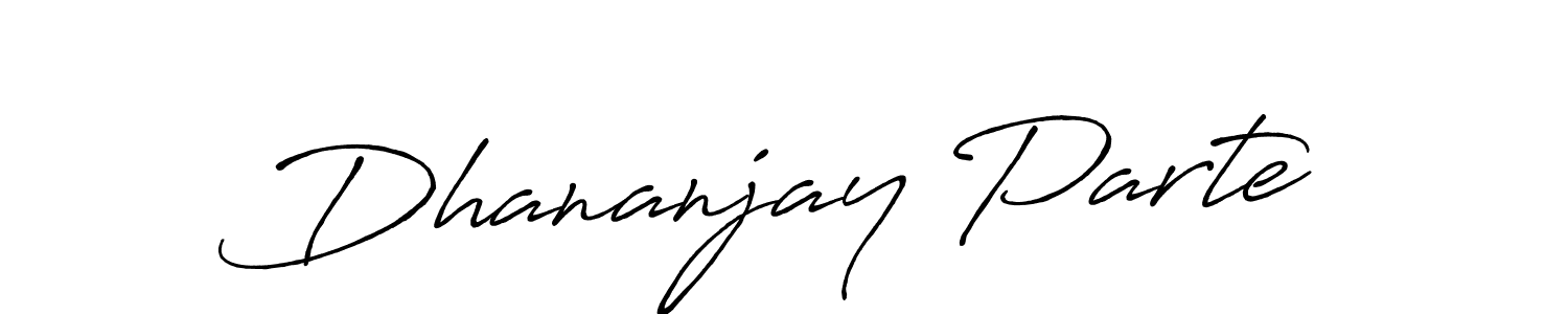 Make a beautiful signature design for name Dhananjay Parte. Use this online signature maker to create a handwritten signature for free. Dhananjay Parte signature style 7 images and pictures png