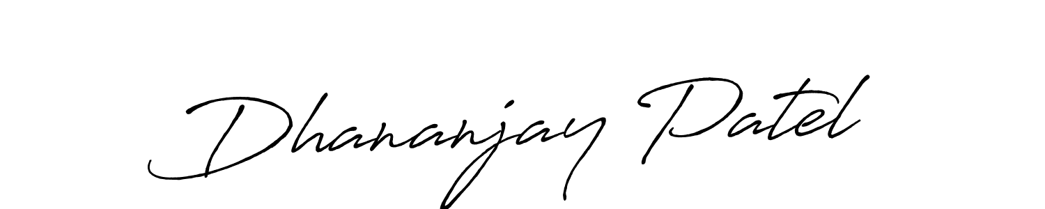 Similarly Antro_Vectra_Bolder is the best handwritten signature design. Signature creator online .You can use it as an online autograph creator for name Dhananjay Patel. Dhananjay Patel signature style 7 images and pictures png