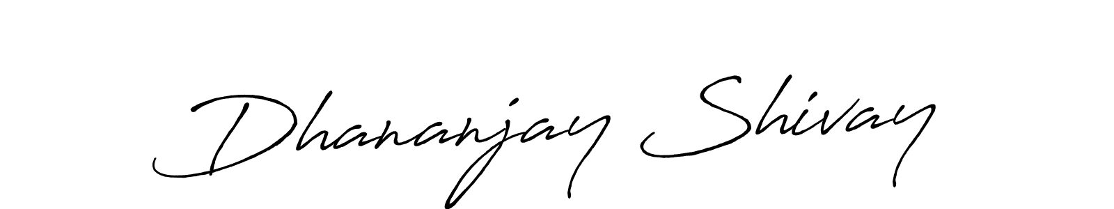 You can use this online signature creator to create a handwritten signature for the name Dhananjay Shivay. This is the best online autograph maker. Dhananjay Shivay signature style 7 images and pictures png