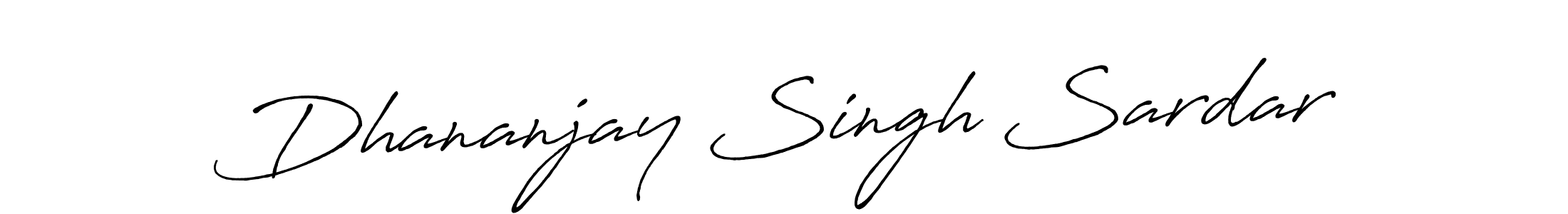 Antro_Vectra_Bolder is a professional signature style that is perfect for those who want to add a touch of class to their signature. It is also a great choice for those who want to make their signature more unique. Get Dhananjay Singh Sardar name to fancy signature for free. Dhananjay Singh Sardar signature style 7 images and pictures png