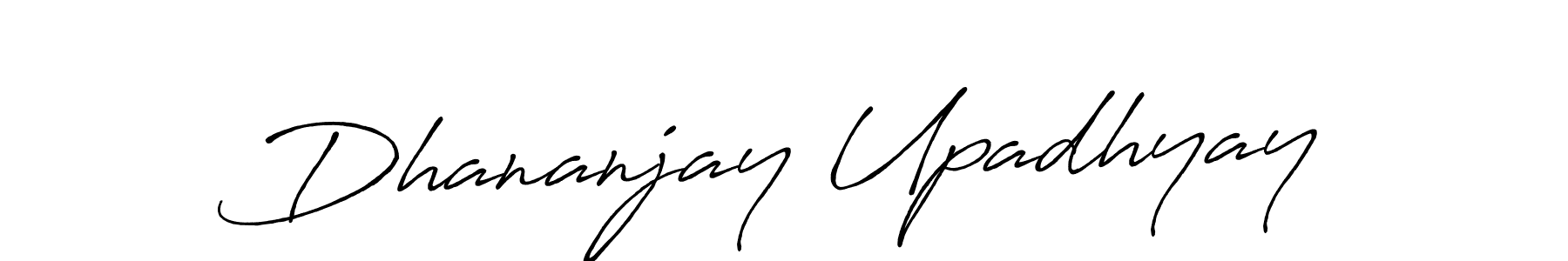 You should practise on your own different ways (Antro_Vectra_Bolder) to write your name (Dhananjay Upadhyay) in signature. don't let someone else do it for you. Dhananjay Upadhyay signature style 7 images and pictures png