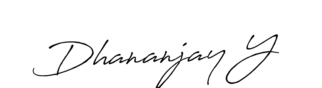 How to Draw Dhananjay Y signature style? Antro_Vectra_Bolder is a latest design signature styles for name Dhananjay Y. Dhananjay Y signature style 7 images and pictures png