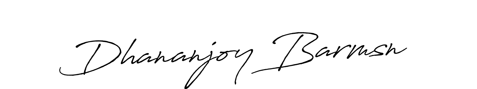 Use a signature maker to create a handwritten signature online. With this signature software, you can design (Antro_Vectra_Bolder) your own signature for name Dhananjoy Barmsn. Dhananjoy Barmsn signature style 7 images and pictures png