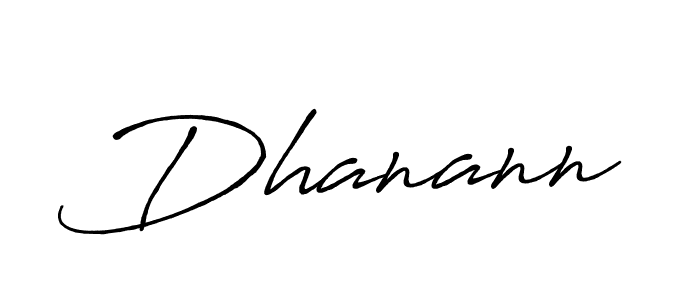 Use a signature maker to create a handwritten signature online. With this signature software, you can design (Antro_Vectra_Bolder) your own signature for name Dhanann. Dhanann signature style 7 images and pictures png