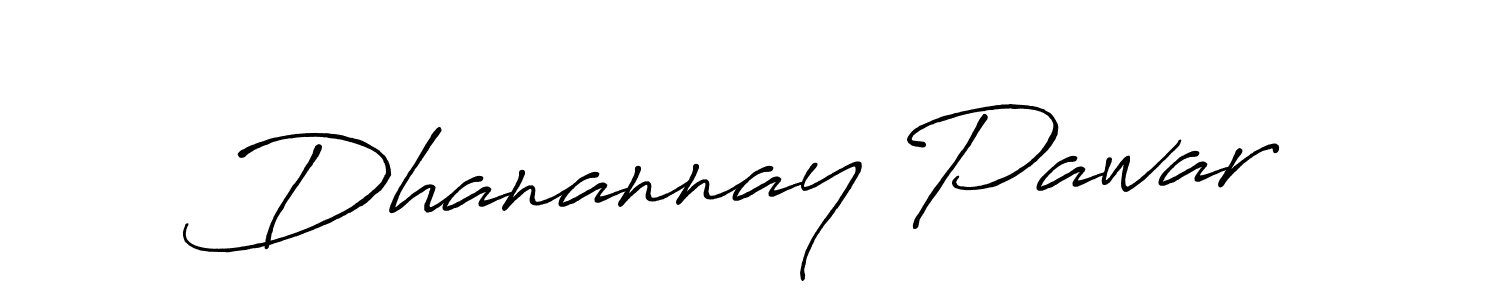 Use a signature maker to create a handwritten signature online. With this signature software, you can design (Antro_Vectra_Bolder) your own signature for name Dhanannay Pawar. Dhanannay Pawar signature style 7 images and pictures png