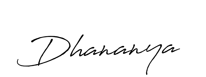 See photos of Dhananya official signature by Spectra . Check more albums & portfolios. Read reviews & check more about Antro_Vectra_Bolder font. Dhananya signature style 7 images and pictures png