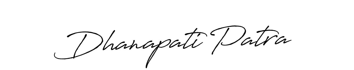 Dhanapati Patra stylish signature style. Best Handwritten Sign (Antro_Vectra_Bolder) for my name. Handwritten Signature Collection Ideas for my name Dhanapati Patra. Dhanapati Patra signature style 7 images and pictures png