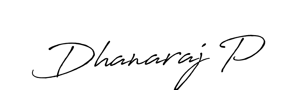 It looks lik you need a new signature style for name Dhanaraj P. Design unique handwritten (Antro_Vectra_Bolder) signature with our free signature maker in just a few clicks. Dhanaraj P signature style 7 images and pictures png