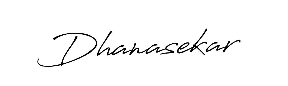 Create a beautiful signature design for name Dhanasekar. With this signature (Antro_Vectra_Bolder) fonts, you can make a handwritten signature for free. Dhanasekar signature style 7 images and pictures png