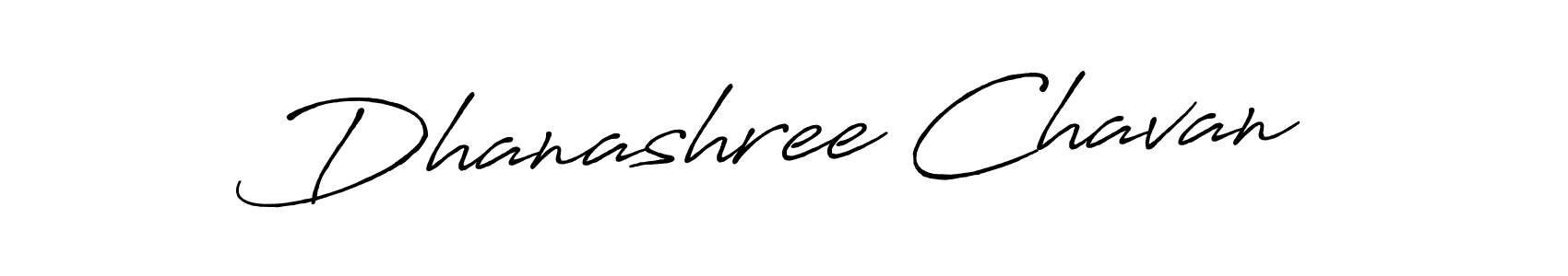 Create a beautiful signature design for name Dhanashree Chavan. With this signature (Antro_Vectra_Bolder) fonts, you can make a handwritten signature for free. Dhanashree Chavan signature style 7 images and pictures png