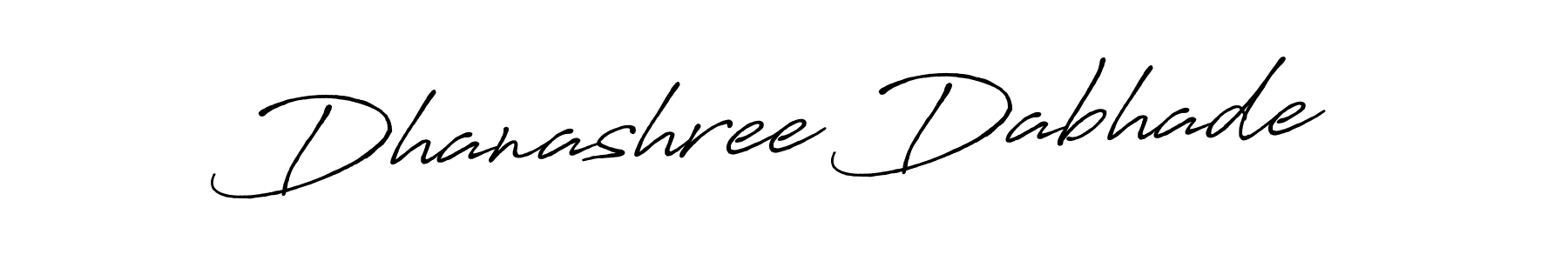 How to Draw Dhanashree Dabhade signature style? Antro_Vectra_Bolder is a latest design signature styles for name Dhanashree Dabhade. Dhanashree Dabhade signature style 7 images and pictures png