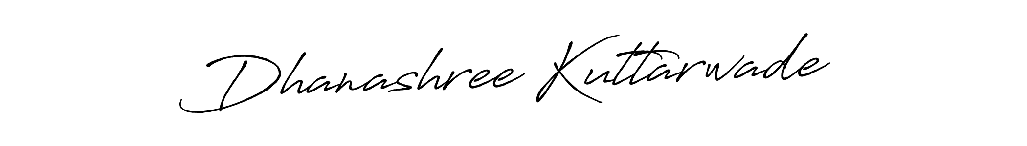 Also we have Dhanashree Kuttarwade name is the best signature style. Create professional handwritten signature collection using Antro_Vectra_Bolder autograph style. Dhanashree Kuttarwade signature style 7 images and pictures png