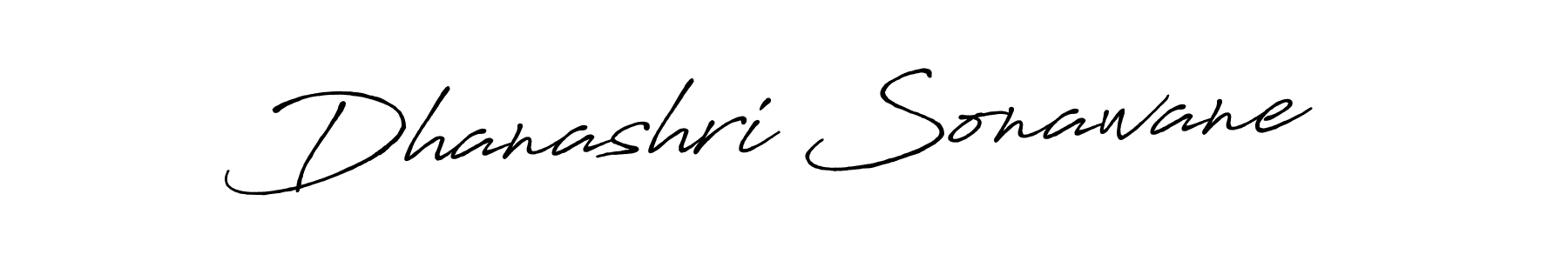 How to make Dhanashri Sonawane name signature. Use Antro_Vectra_Bolder style for creating short signs online. This is the latest handwritten sign. Dhanashri Sonawane signature style 7 images and pictures png