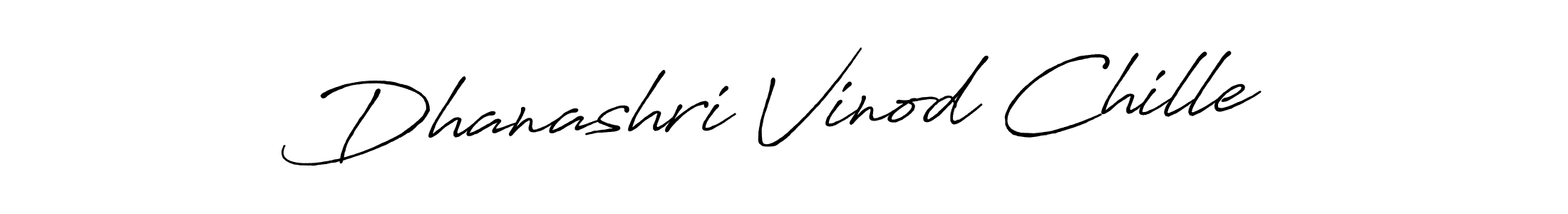 How to Draw Dhanashri Vinod Chille signature style? Antro_Vectra_Bolder is a latest design signature styles for name Dhanashri Vinod Chille. Dhanashri Vinod Chille signature style 7 images and pictures png