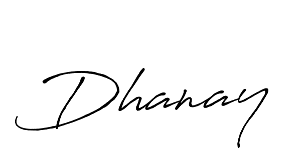 Dhanay stylish signature style. Best Handwritten Sign (Antro_Vectra_Bolder) for my name. Handwritten Signature Collection Ideas for my name Dhanay. Dhanay signature style 7 images and pictures png