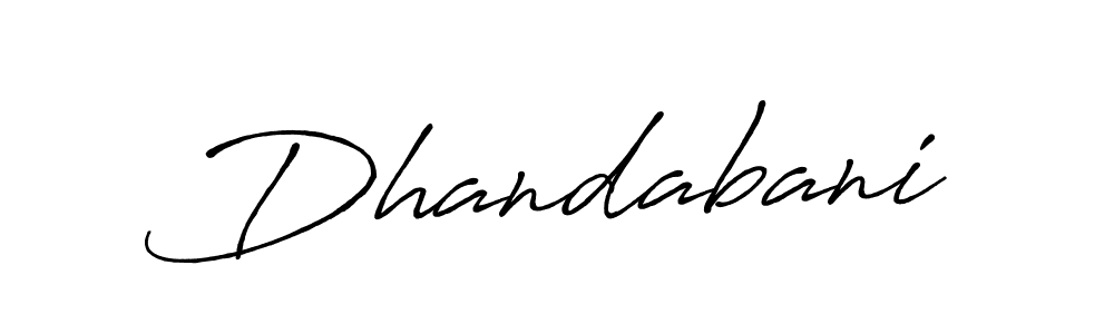 Create a beautiful signature design for name Dhandabani. With this signature (Antro_Vectra_Bolder) fonts, you can make a handwritten signature for free. Dhandabani signature style 7 images and pictures png