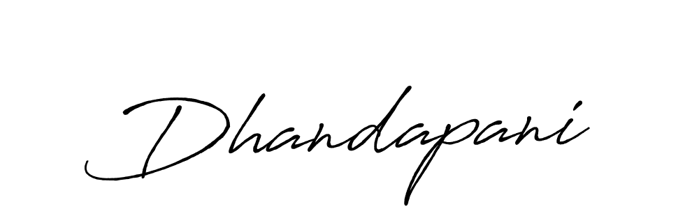 Make a beautiful signature design for name Dhandapani. With this signature (Antro_Vectra_Bolder) style, you can create a handwritten signature for free. Dhandapani signature style 7 images and pictures png